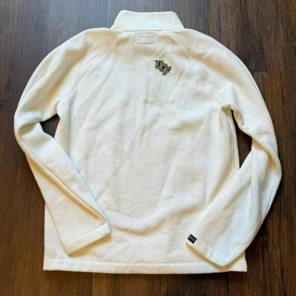 JanSport UCF Knights White Quarter Zip Sweatshirt Size XXL NWT - Picture 2 of 6